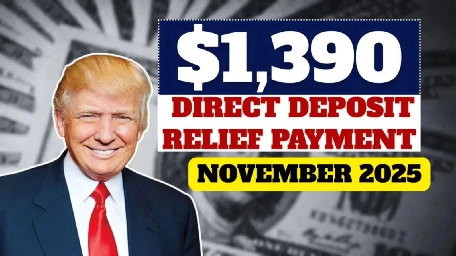 $1,390 Direct Deposit Relief Check Coming November 2025: Latest IRS Update, Who Qualifies & Fast Payment Tricks