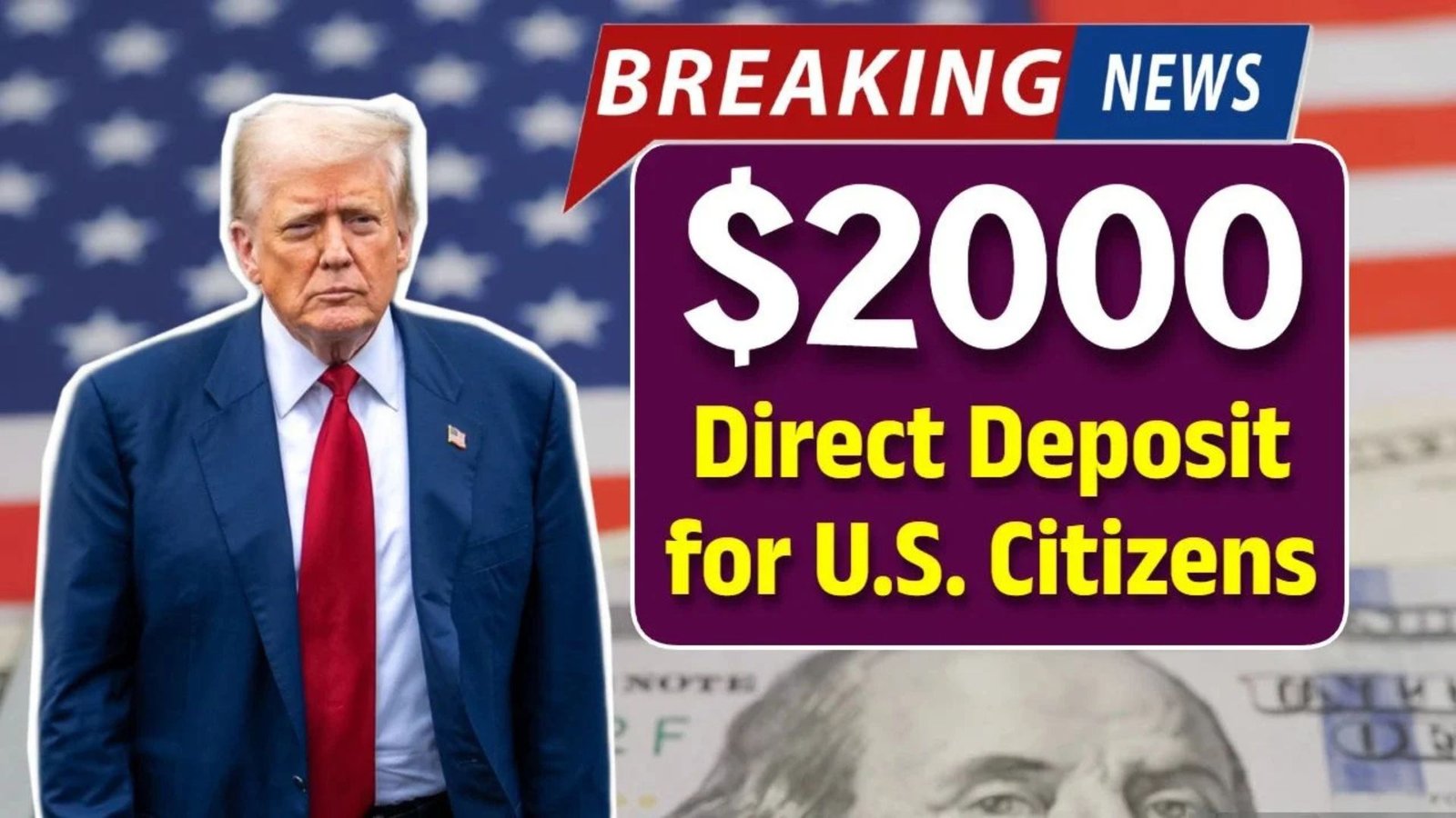 $2,000 Direct Deposit for U.S. Citizens in November 2025 – Check Eligibility, Dates & How to Get It Fast